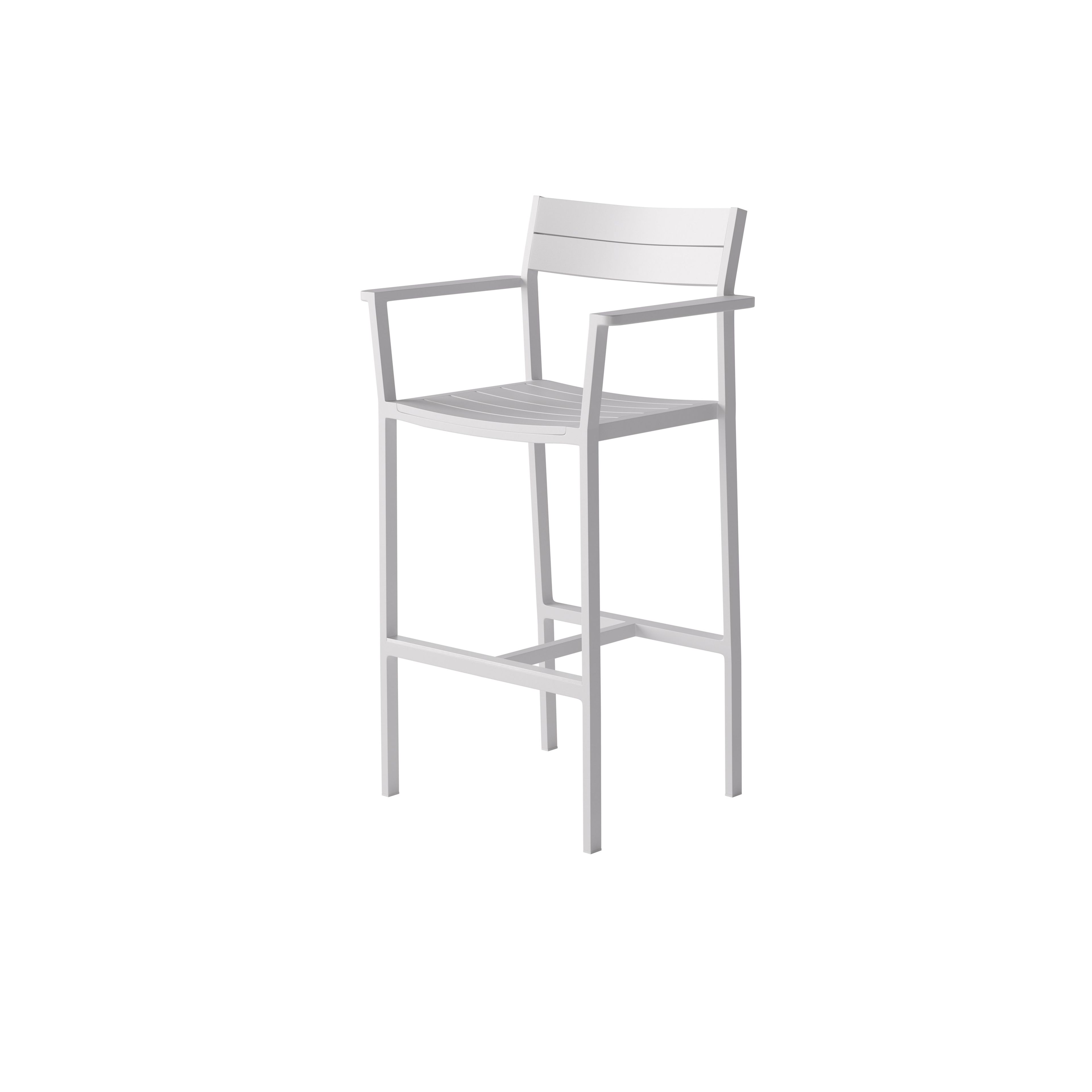 Высокий алюминиевый стул с порошковым покрытием со спинкой Case Eos ARCH-00077614 - Вид №26