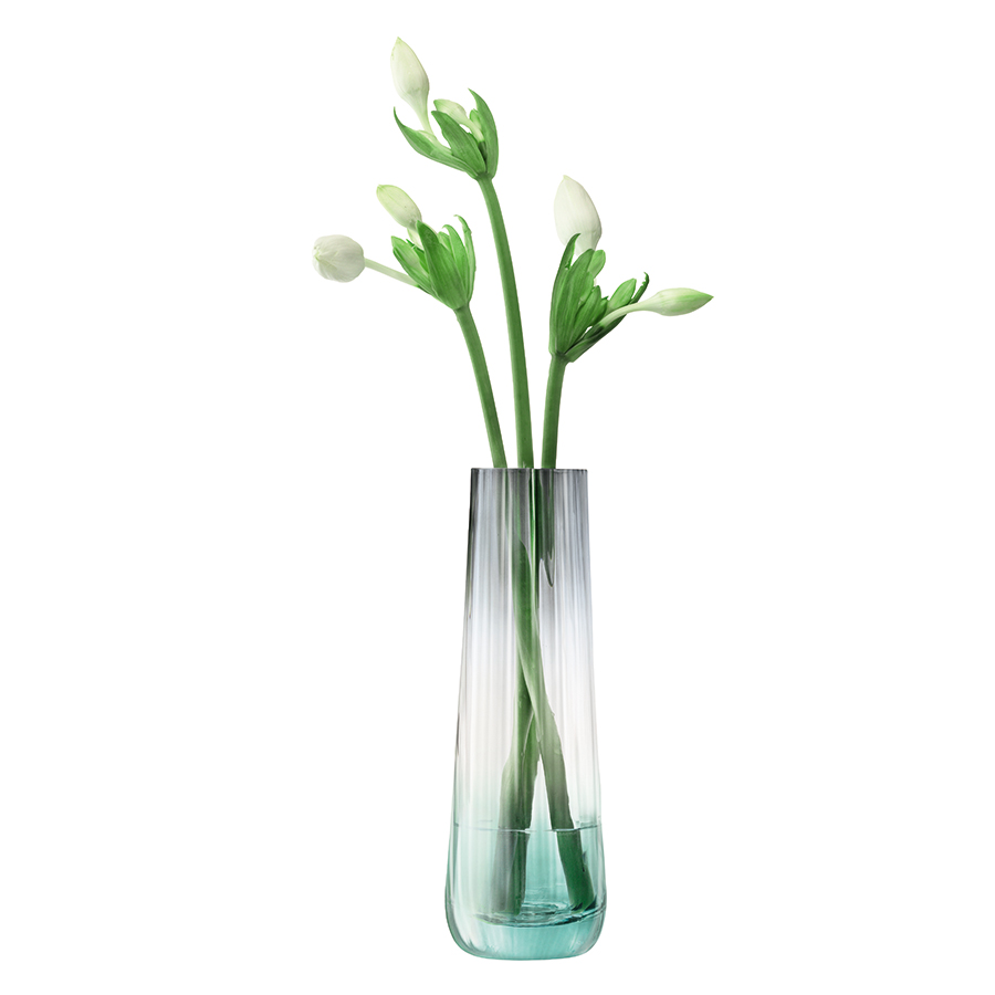 G1400-20-151 Ваза dusk, 20 см, зелено-серая LSA International  - Вид №3