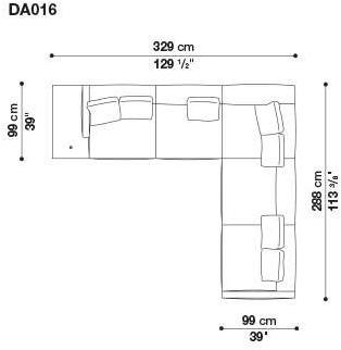 B&B Italia 3-х местный тканевый диван Dock sun-id-1376507 - Вид №95