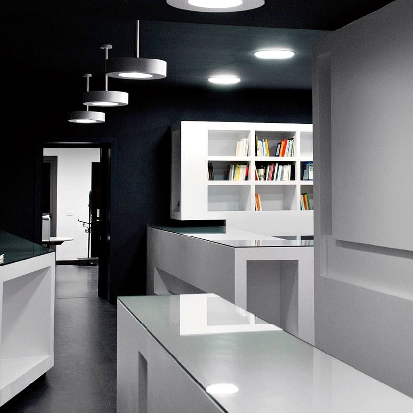 Martinelli Luce Алюминиевый потолочный светильник прямого света с диммером  2834/p/l/1/bi  - Вид №8