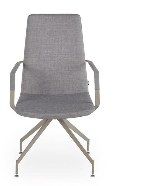 B&T Design Офисный стул из ткани на козелке с подлокотниками Zone sun-id-1392461 - Вид №1