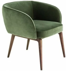 HC28 Cosmo Стул с обивкой и подлокотниками Uovo 22f001