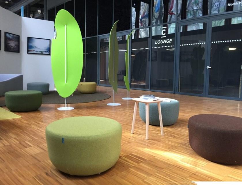 Slalom Круглый акустический пуф Tailor made sun-id-1399507 - Вид №1