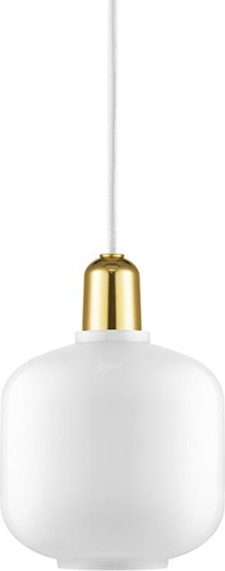 502165 Lamp Small белый / латунь Normann Copenhagen Amp 