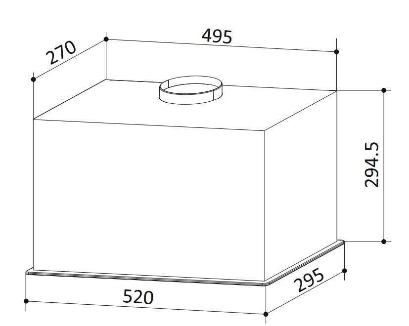 9283393 Вытяжка полновстраиваемая EXITEQ EX-1436 белый/белый STDN-0077623 - Вид №13