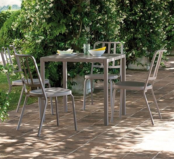 Vermobil Квадратный садовый стол из алюминия Quatris Qta7070 - qta8080 - Вид №5