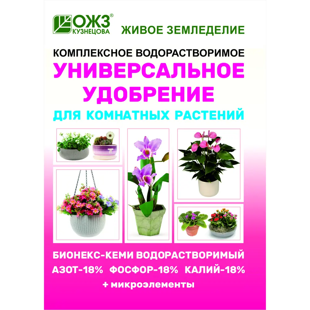 БАШИНКОМ Удобрение Бионекс-кеми для комнатных растений 50г 83738765 STLM-1580174