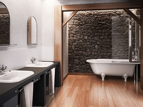 Ванна акриловая Hampton правосторонняя с ножками L2W Hampton Burlington E14, L2W - Вид №1