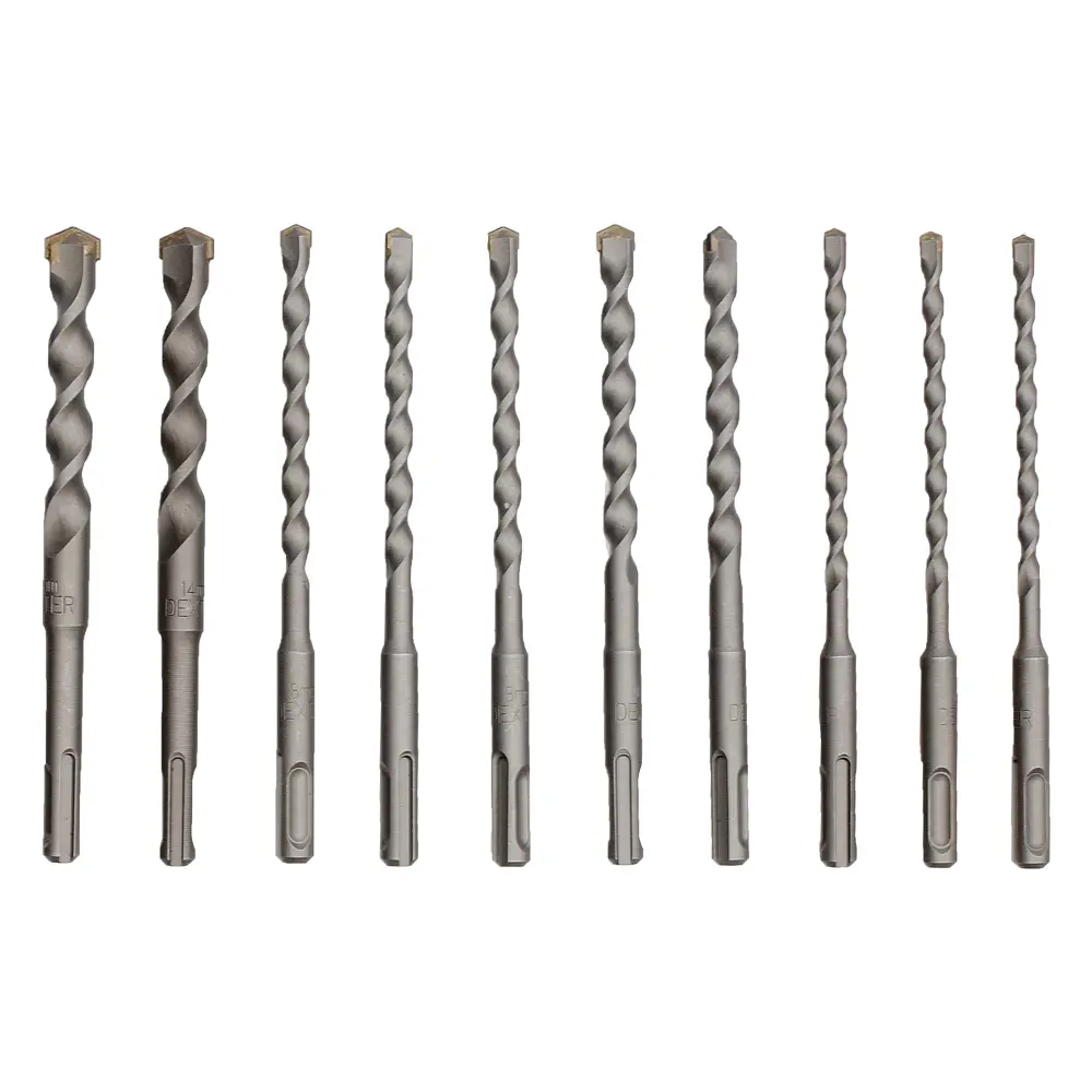 Набор буров по бетону SDS-plus 10 шт. Dexter FD-SET12, 6-14 мм 16708302 STLM-2129079 