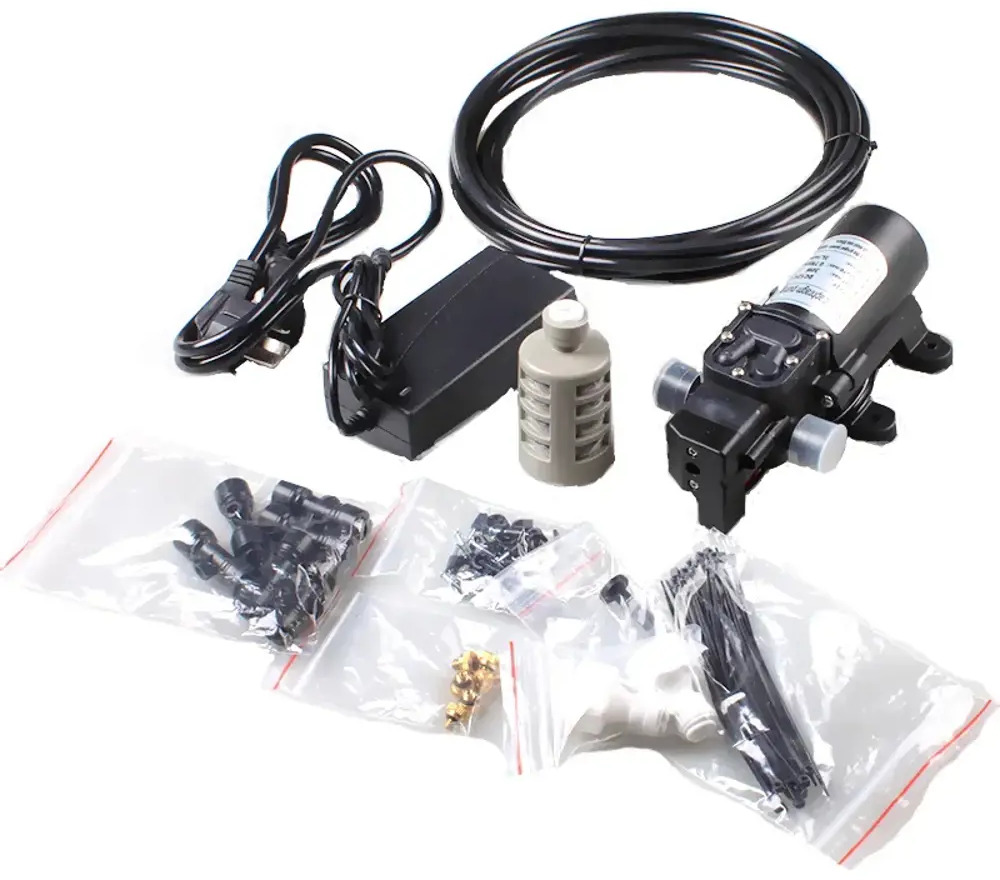 91318513 Комплект туманообразования Green Helper 15 м 21 форсунка насос 60 W от ёмкости STLM-0951356