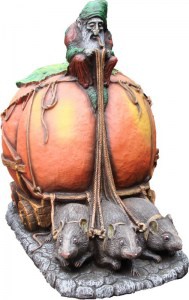 10791 ТЫКВА-КАРЕТА, скульптура из бетона LAB.Space  - Вид №1