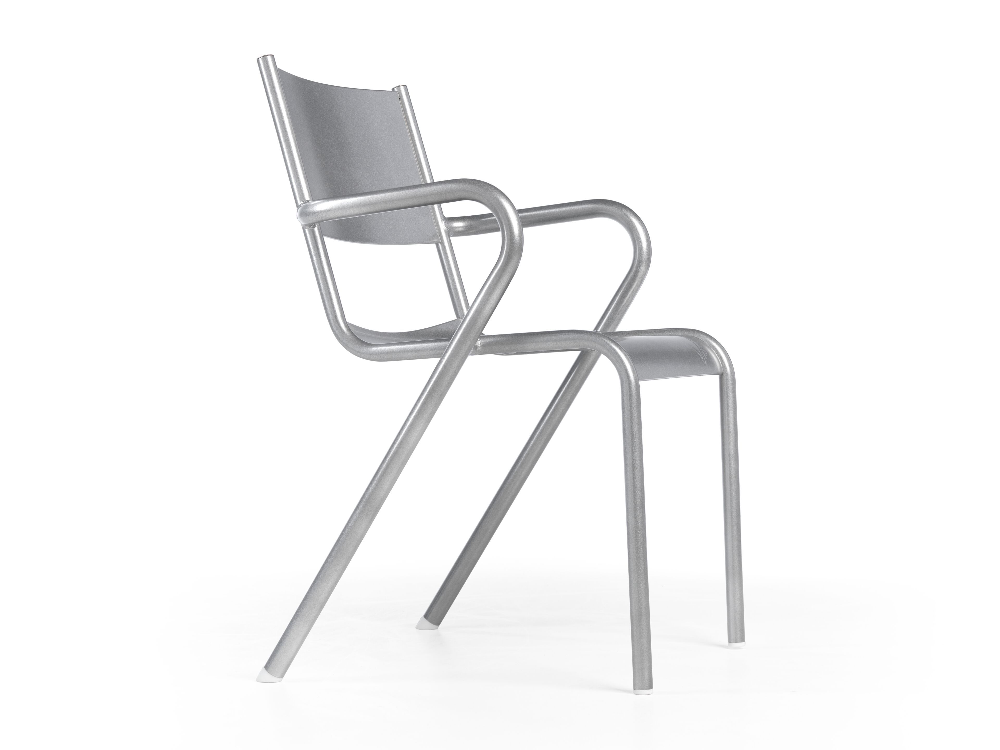 Алюминиевый стул с подлокотниками PF Stile V12 ARCH-00014410 - Вид №3
