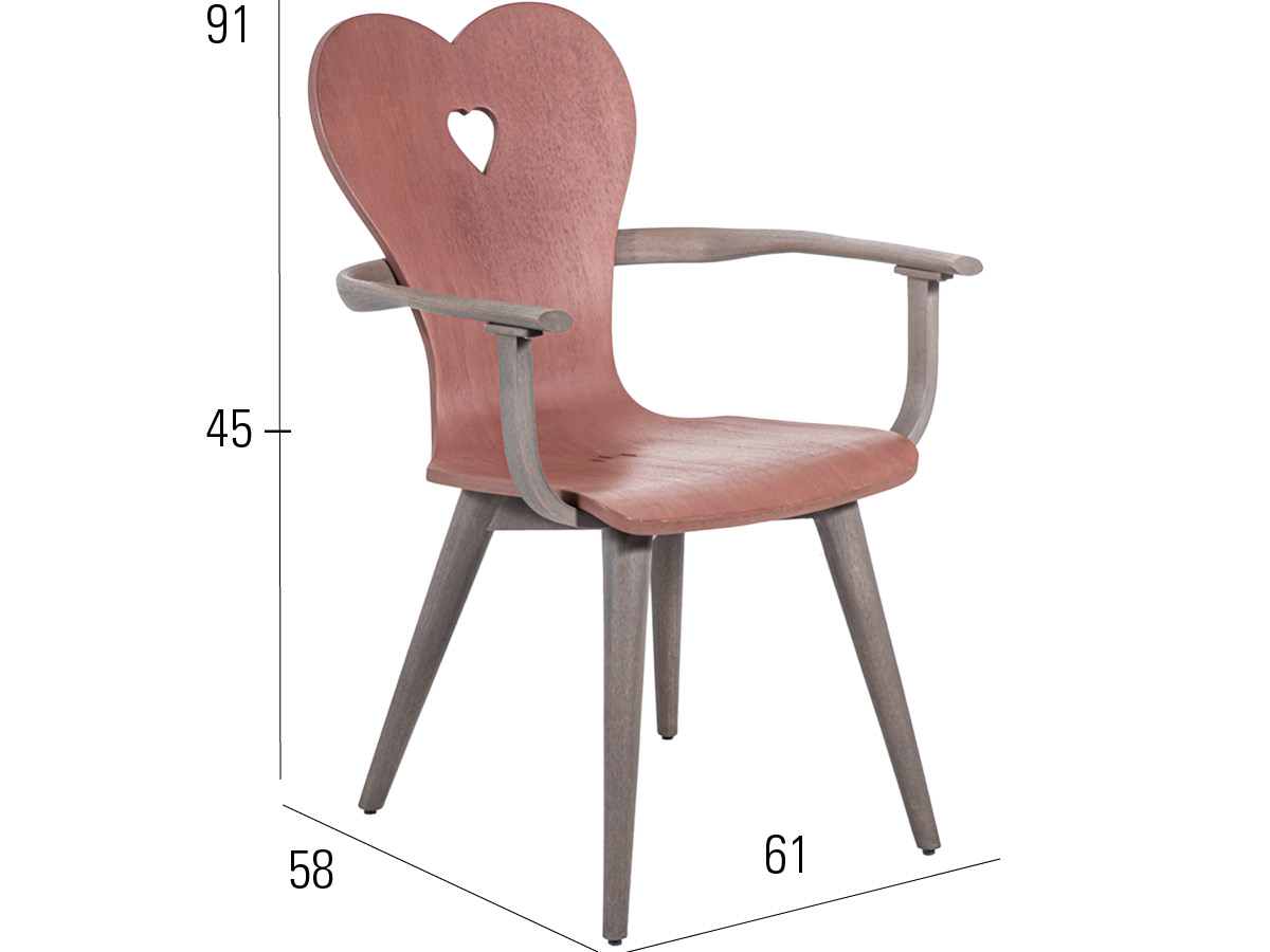 72.00.0532 Кресло Alpenblick старое серое / лавандовое Mbm  - Вид №2
