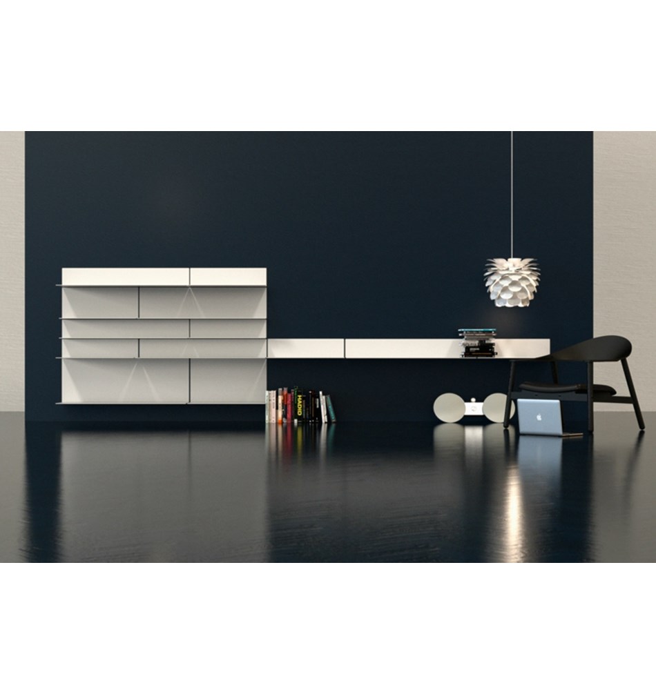 FROST Полка 4022 15x15x100cm » белая Алюминий Белый U4022-W  - Вид №8