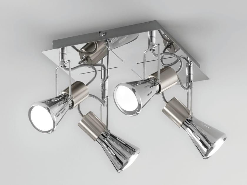 Регулируемая металлическая потолочная лампа Fan Europe Lighting INTEC ARCH-00028270