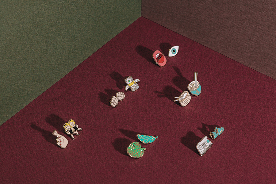 DYPINSORG Набор из 2-х металлических булавок pinaholic organs Doiy  - Вид №4