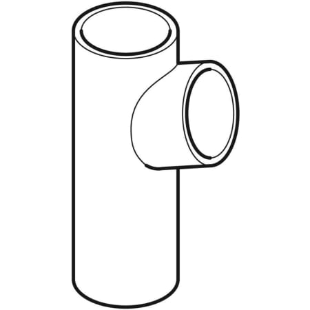 GEBERIT 361.159.16.1 Тройник Geberit PE 88,5°  - Вид №1