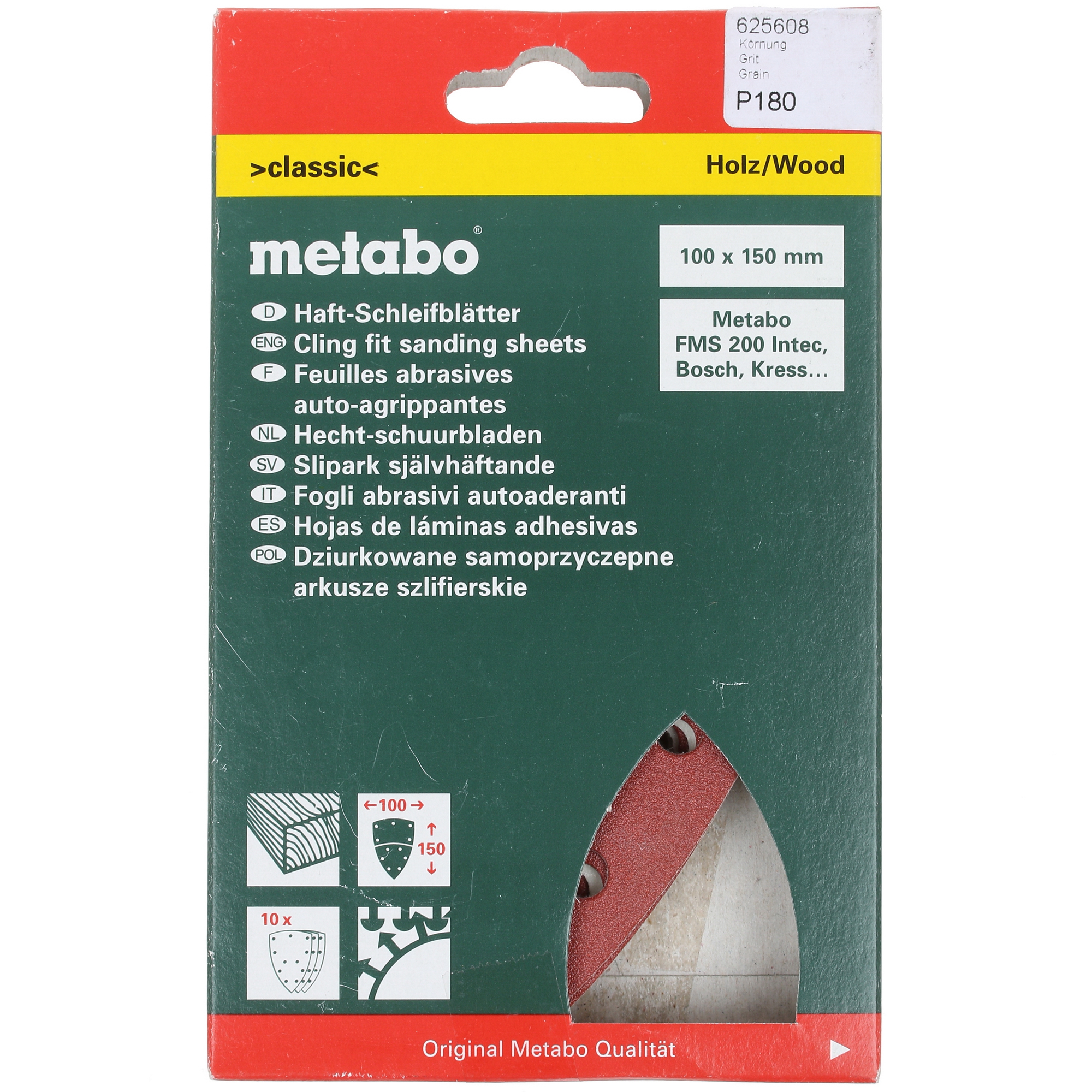 Шлифовальный лист Metabo 625608000 1151250 STDN-0093242