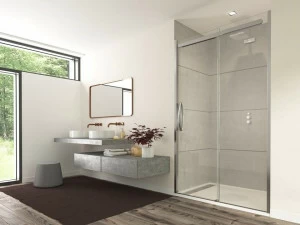 Flair Showers Раздвижная стеклянная дверь для душа Oro Orosa140rsc