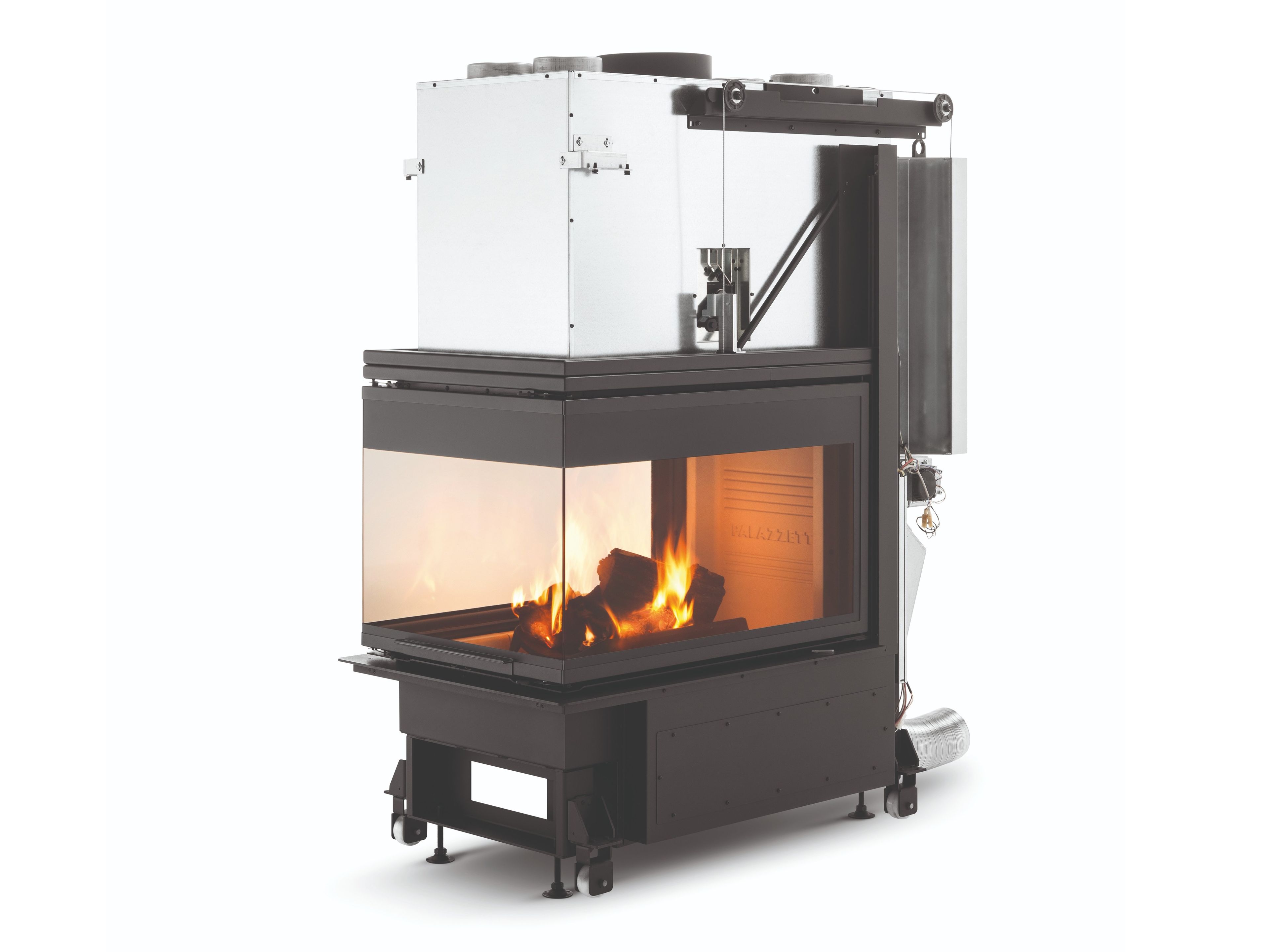 Дровяной камин класса а с тройным фасадом PALAZZETTI Ecomonoblocco ARCH-00151066 - Вид №1