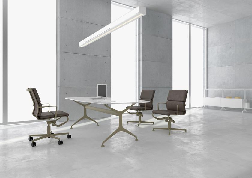 Alias Регулируемое по высоте вращающееся офисное кресло на колесиках Frame 52 / frame 52 soft sun-id-1345510 - Вид №1