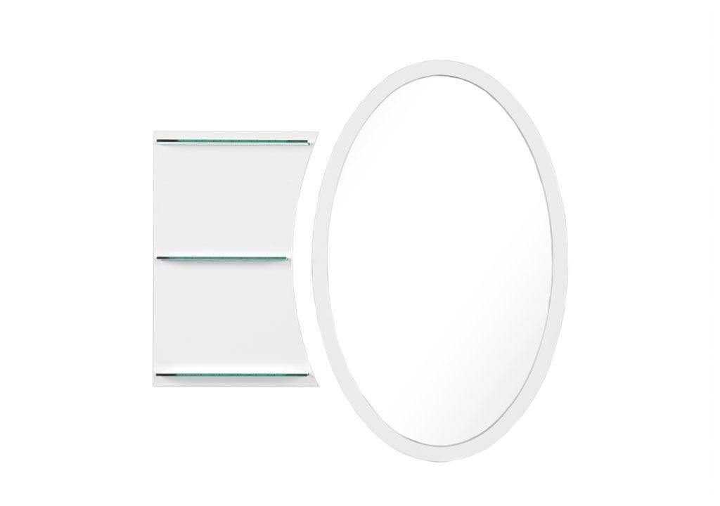 Зеркало Aquanet Опера L/R 70 белый 0016960700169630 - Вид №2
