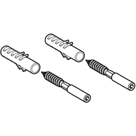 243.544.00.1 Крепежный материал Geberit для писсуара Geberit  - Вид №1