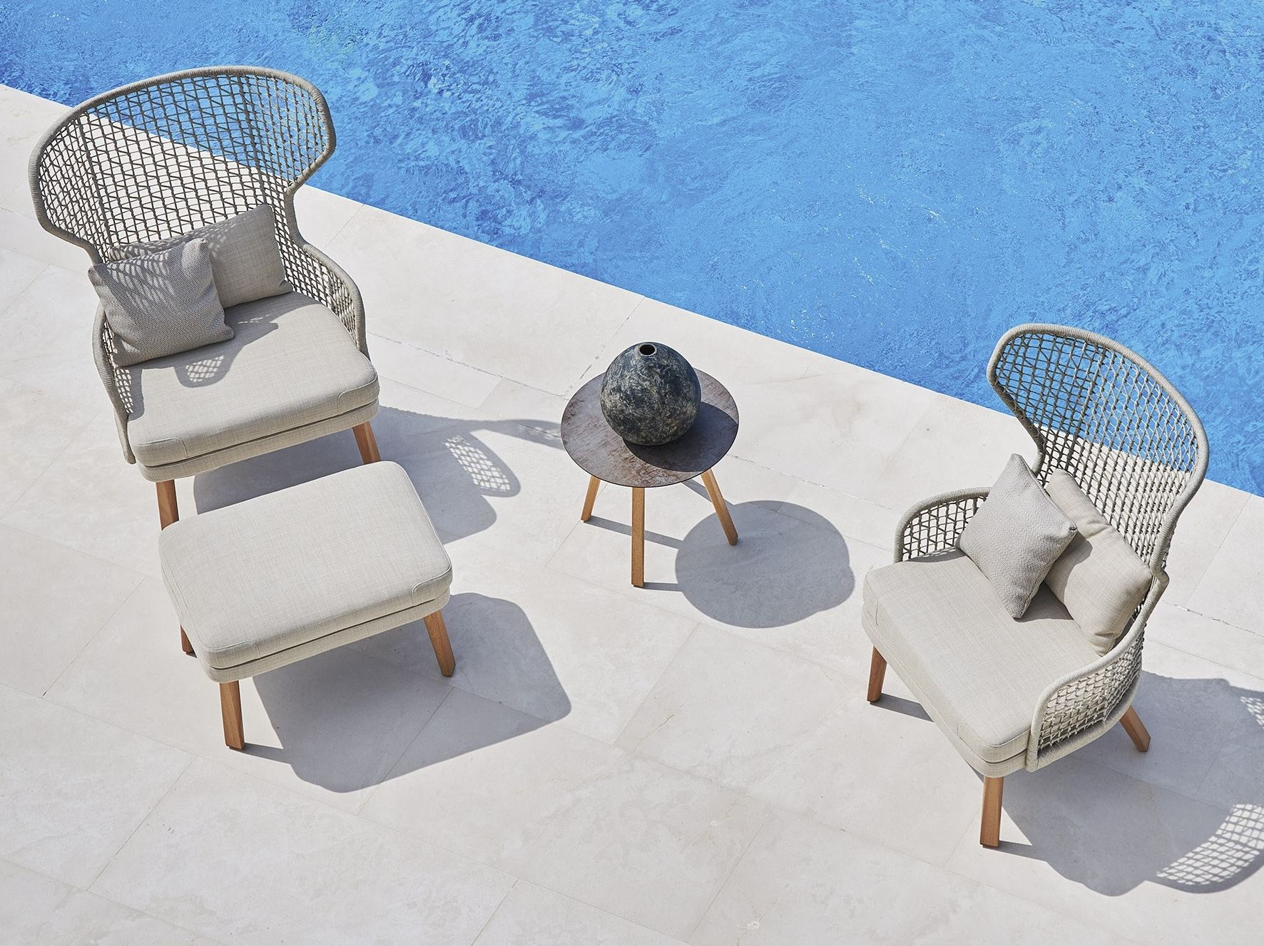 Круглый журнальный столик iroko Varaschin Эмма ARCH-00087928 - Вид №4