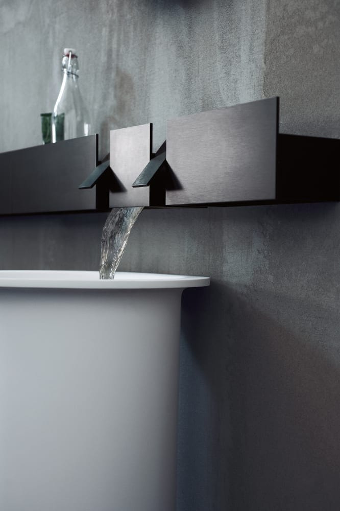 Анодированный алюминиевый настенный смеситель для раковины Agape Sen ARCH-00064468 - Вид №1