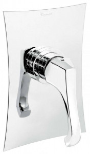 76009BIO Внутристенный смеситель Ares, цвет белый-матовый