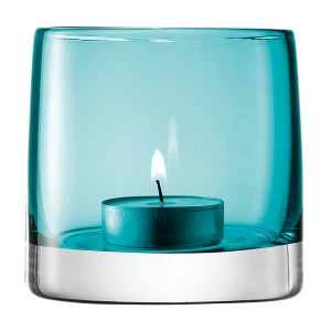 Подсвечник стеклянный бирюзовый Light Colour LSA INTERNATIONAL  253418 Голубой