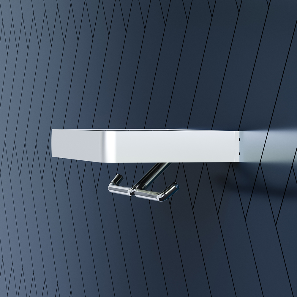 DA77341900 Двойной держатель для туалетной бумаги Damixa Jupiter - Вид №1