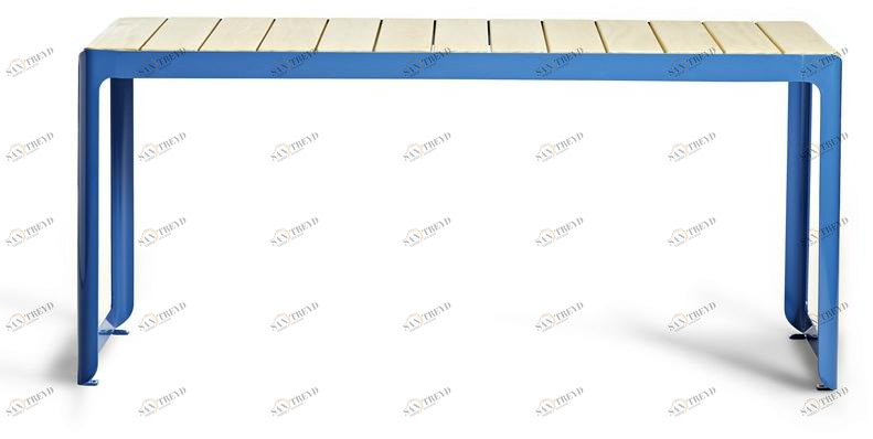 VESTRE Стол для общественных мест из стали и дерева Air sun-id-1464692