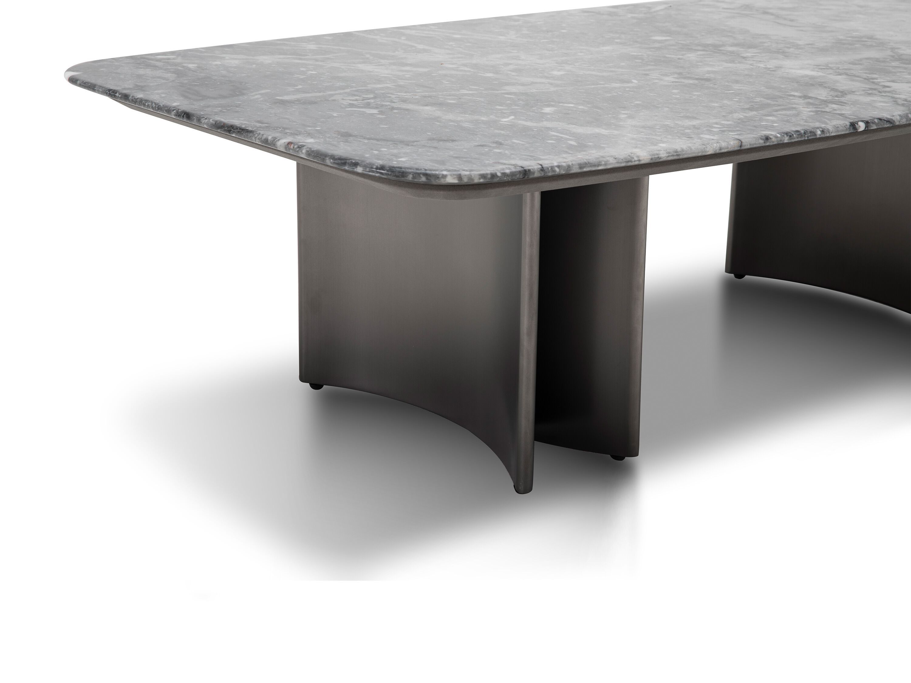 Прямоугольный журнальный столик из мрамора и нержавеющей стали CAMPO DE' FIORI ASCT665 ARCH-00043947 - Вид №2