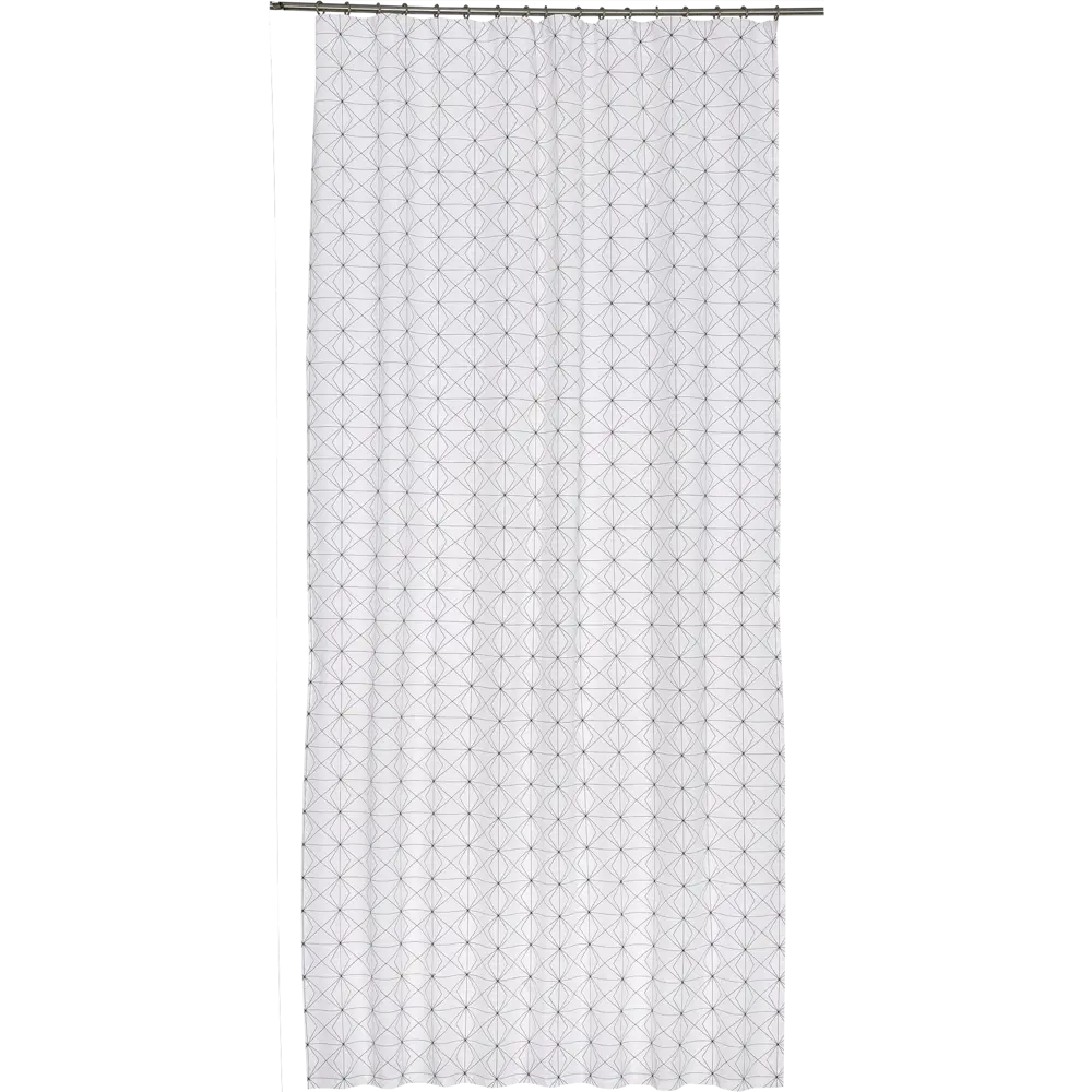 Штора на ленте «Схема 3», 145х260 см, цвет белый ВАСИЛИСА STLM-2025191