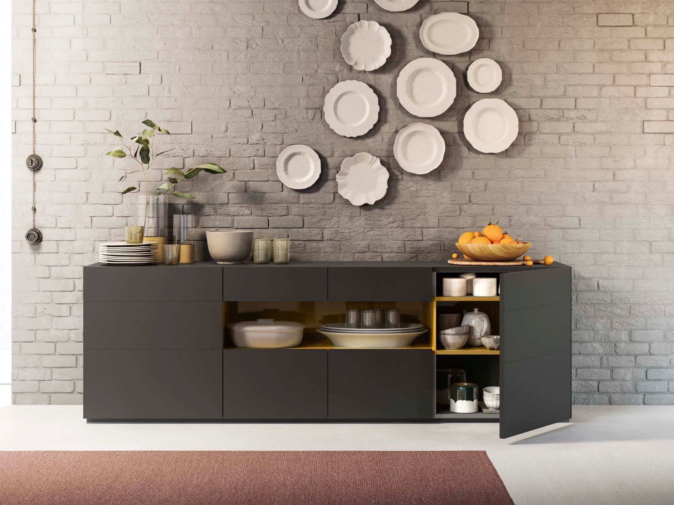 Деревянный шкаф с распашными дверями Alf DaFrè Metropolis ARCH-00132346 - Вид №8