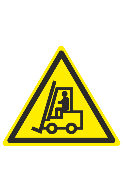68394 Внимание. Автопогрузчик"  Предупреждающие знаки размер 100 х 100 мм Спецодежда 