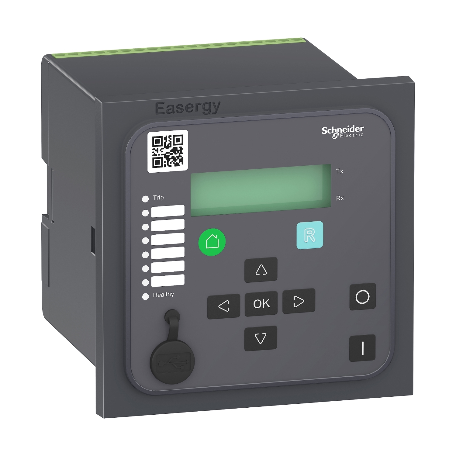 REL15011R Терминал F 90-250В 3ТТ 1Io: 0.01-2IN, 4ВХ/8ВЫХ, RS485, USB Schneider Electric Easergy P1 