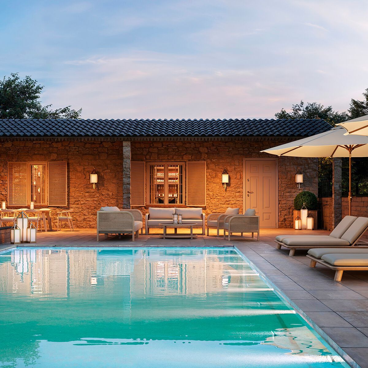 4-местный тканевый садовый диван Eichholtz JULIAN L ARCH-00147874 - Вид №1