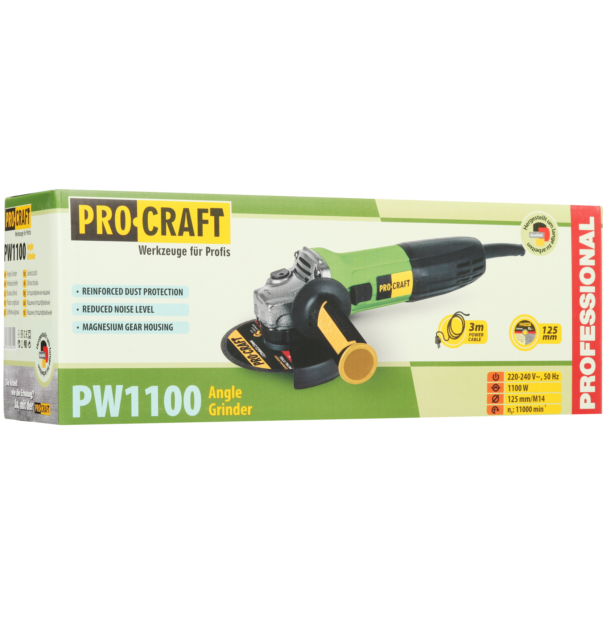 Углошлифовальная машина (УШМ) Procraft PW1100 9277885 STDN-0141597 - Вид №8