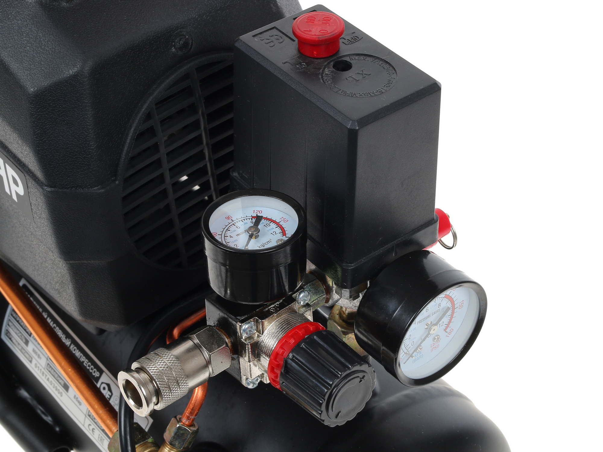 Компрессор поршневой масляный Quattro Elementi KM 8-140 248-450 1167346 STDN-0054901 - Вид №6