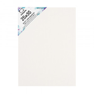 252535 Холст грунтованный на картоне акварельный 100% хлопок 25 х 35 см 280 г/кв.м Малевичъ