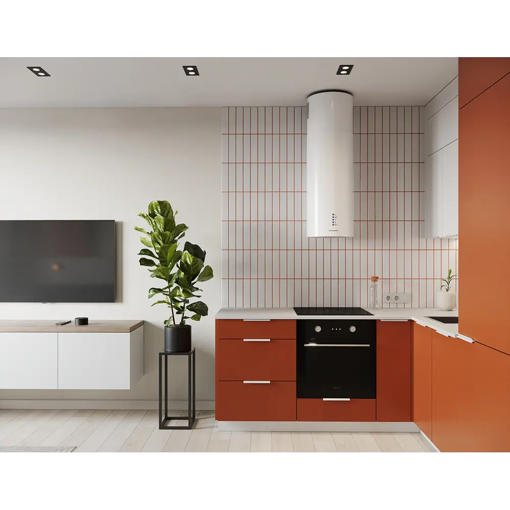Фальшпанель для кухонного шкафа Тара 58x214.4 см KONSENSA МДФ цвет терракотовый 89389072 STLM-2203907  - Вид №8