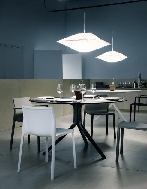 Kristalia Круглый стол из литого под давлением алюминия Oops sun-id-1422275 - Вид №5