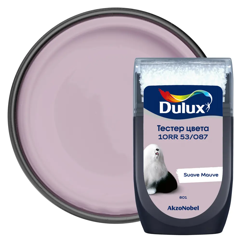 Тестер краски для стен Dulux 10RR 53/087 Suave Mauve 30 мл 84870557 STLM-2047570 