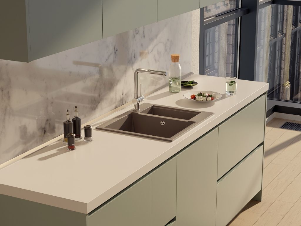 Смеситель для кухни Akashi C OMOIKIRI OAK-CR-35 - Вид №2