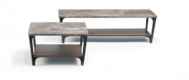 Marelli Низкий прямоугольный журнальный столик из мрамора Tab sun-id-1487140 - Вид №1