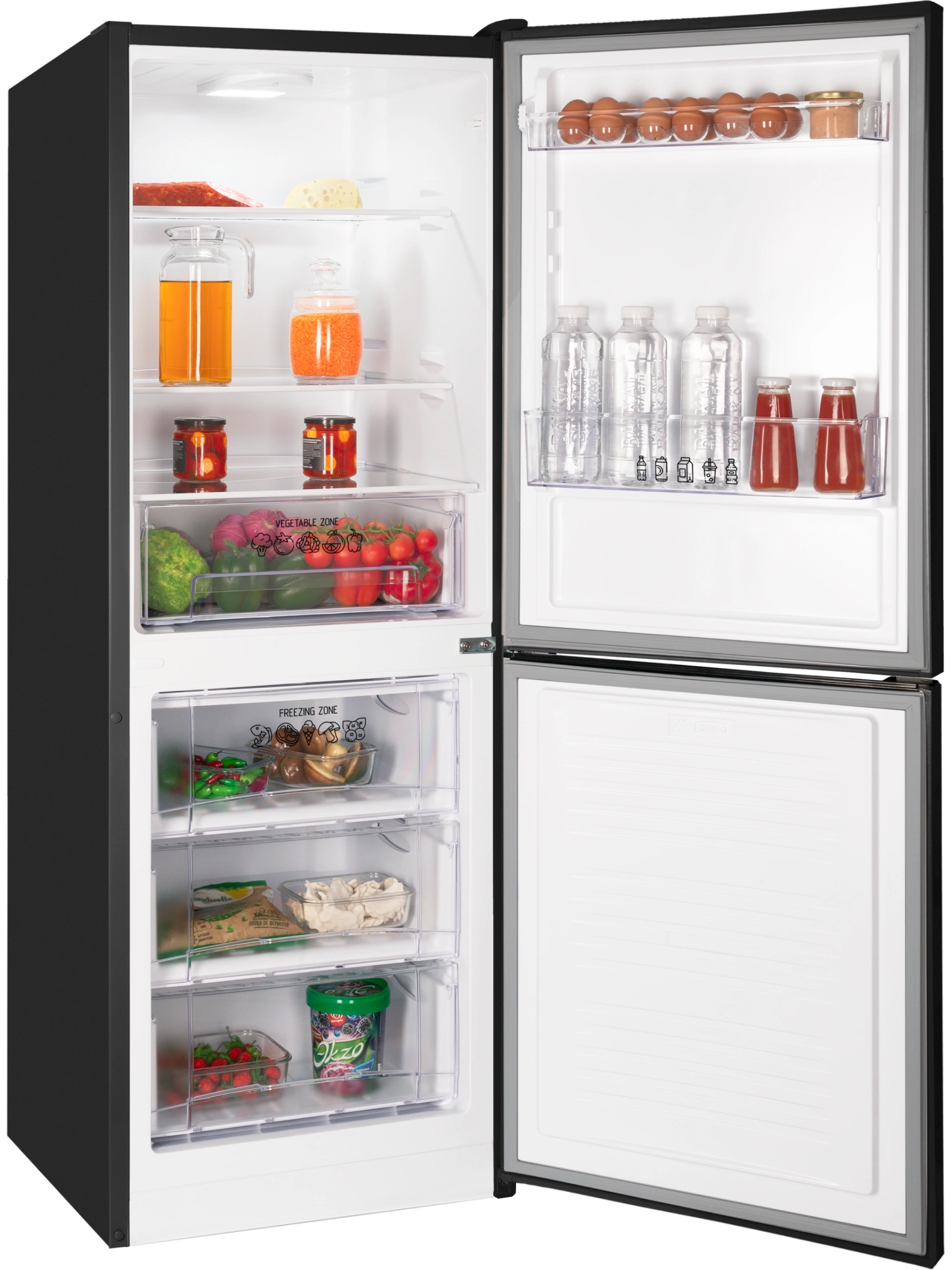 9267823 Холодильник с морозильником   Nordfrost NRB 131 B черный STDN-0141754 - Вид №1