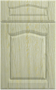 Фасады для кухни Кантри Фрезеровка «Оксфорд» Прованс салатовый патина №520
