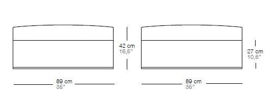 Ткань квадратный сад пуфик Bivaq Mood XL ARCH-00110699 - Вид №3